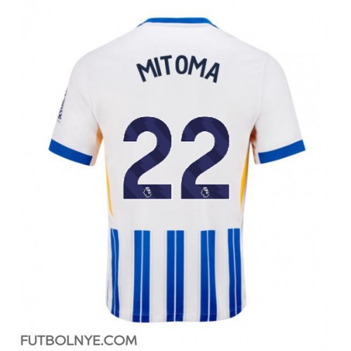 Camiseta Brighton Kaoru Mitoma #22 Primera Equipación 2024-25 manga corta